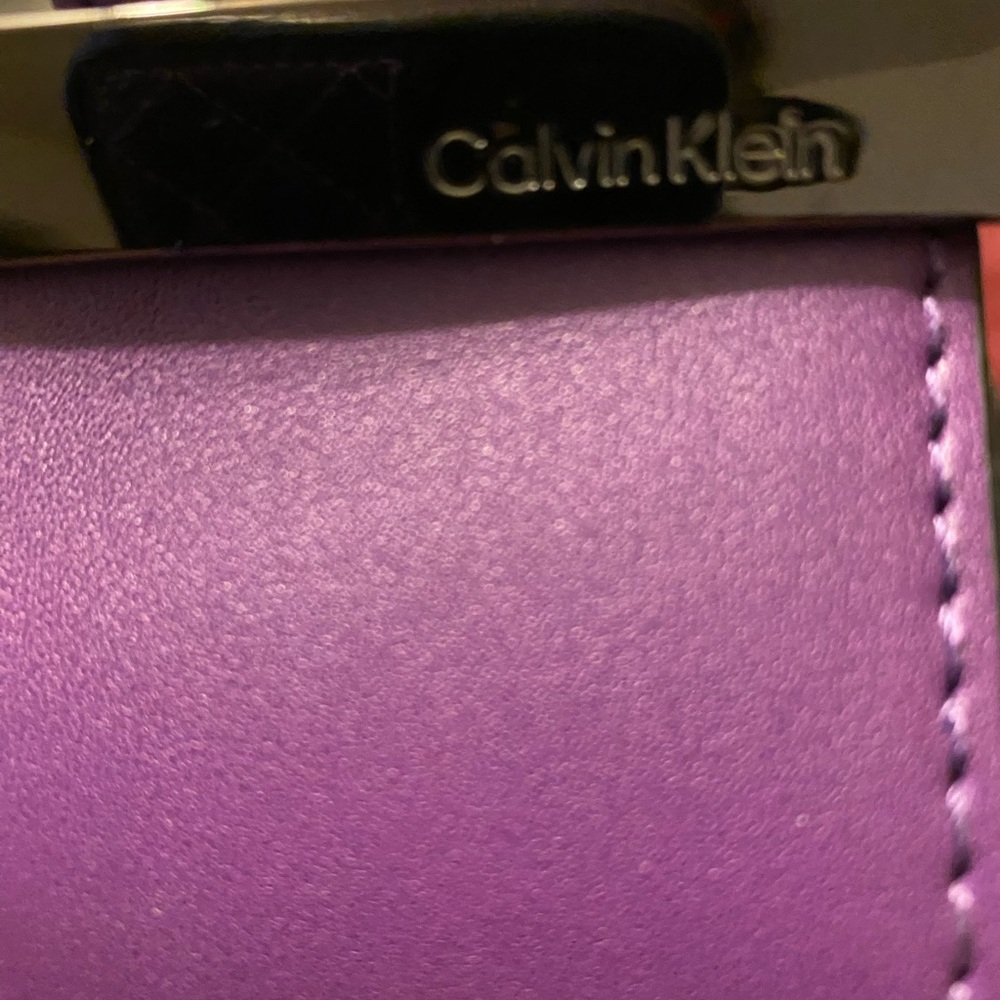 Calvin Klein Deep Purple cross body Mini Bag- gently used like new - Picture 5 of 7